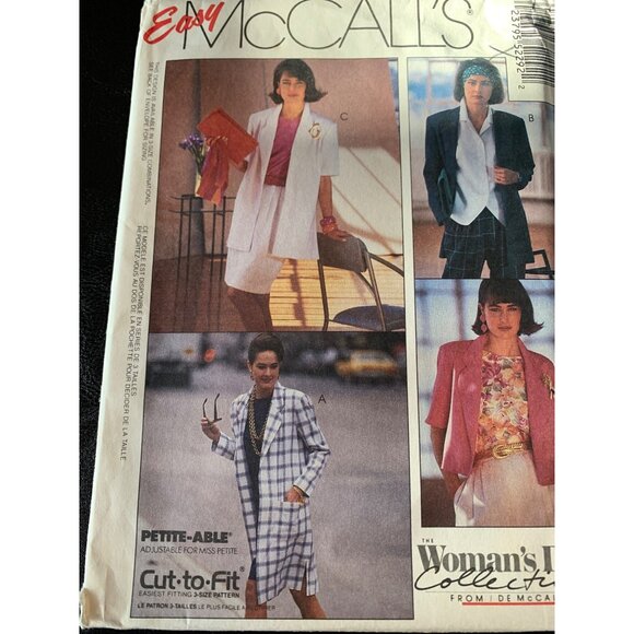 McCall's Misses Coat or Jacket Sewing Pattern 5229 Sz 10 -14 - Uncut - Picture 2 of 9